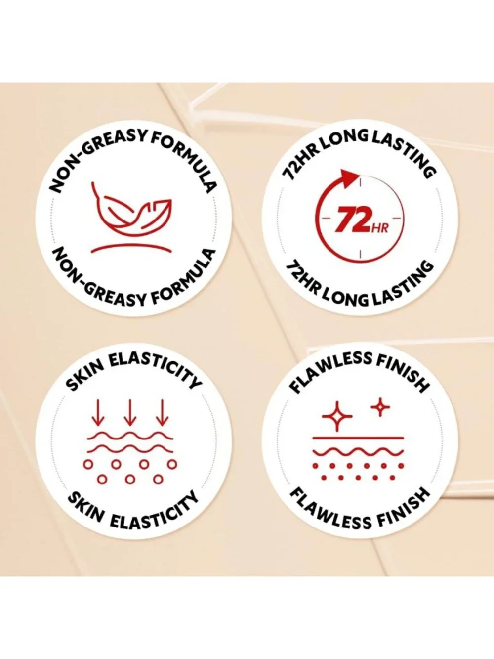 Full Coverage Red Cushion Foundation | Weightless Satin Glow, Buildable Tattoo